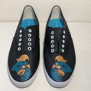 ☀️2/$20 City Sneaks Cartoon Print Sneakers